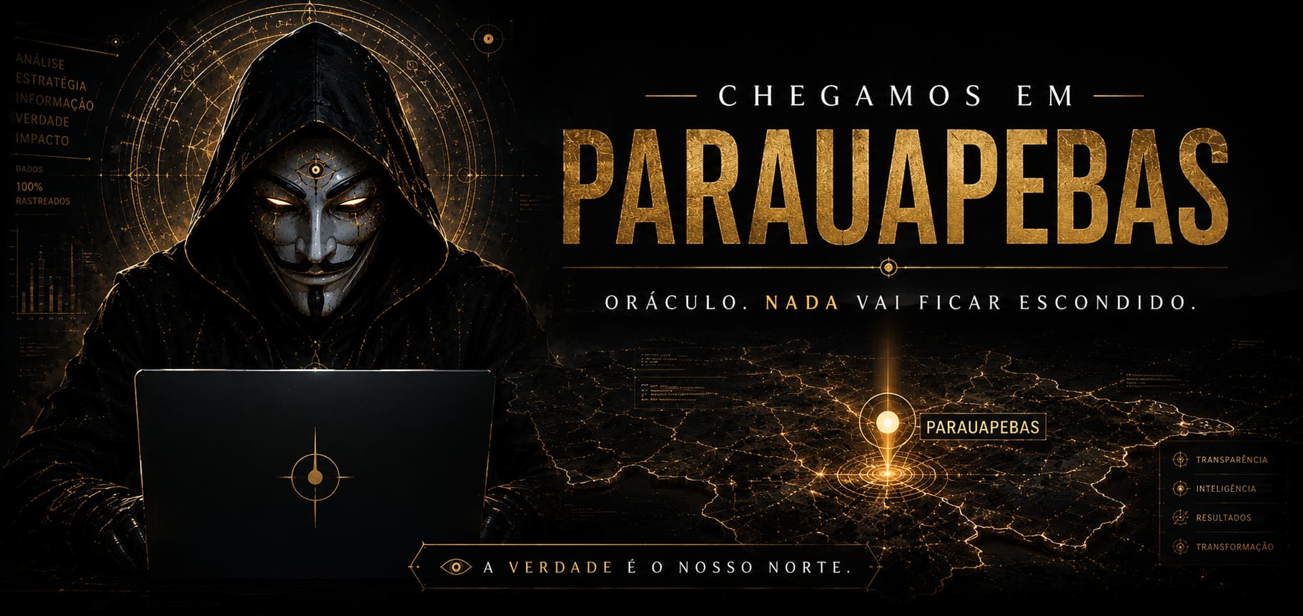 Oráculo — Parauapebas. Nada vai ficar escondido.